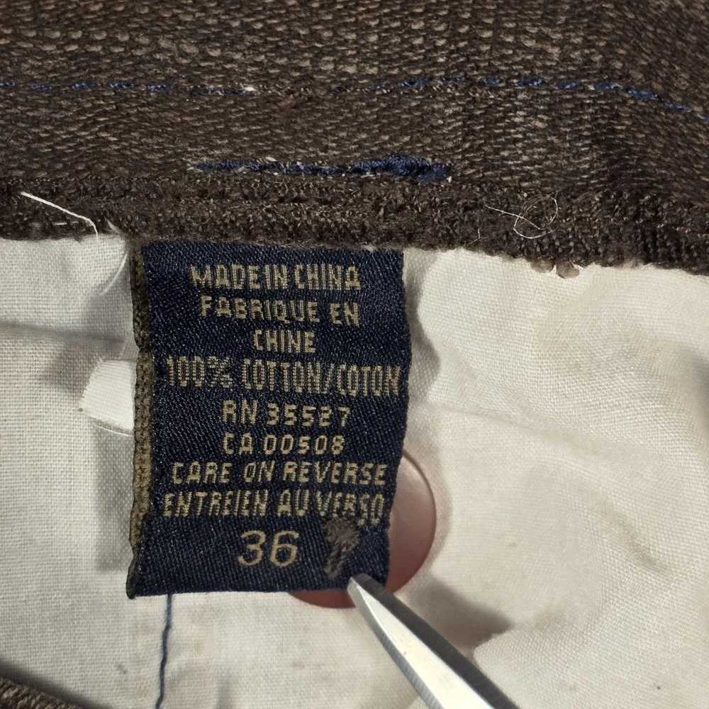 Vintage Y2K Marithe Francois Girbaud Shuttle Tape Cargo Pants Mens 36x34 Brown